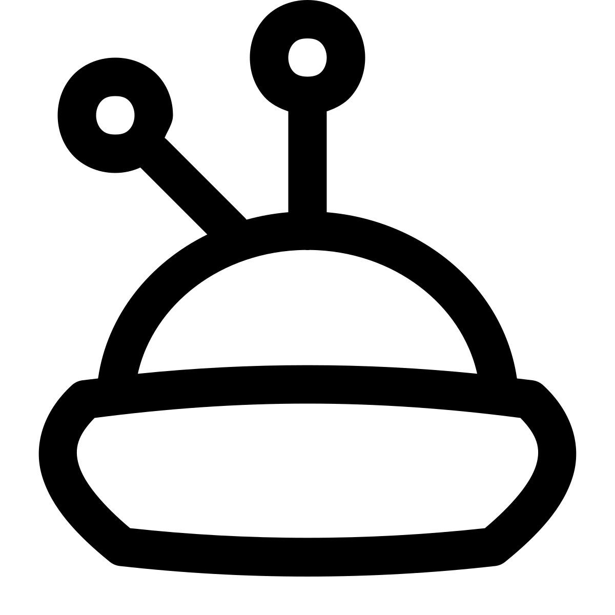 puffy outline style coussin d'aiguilles icon