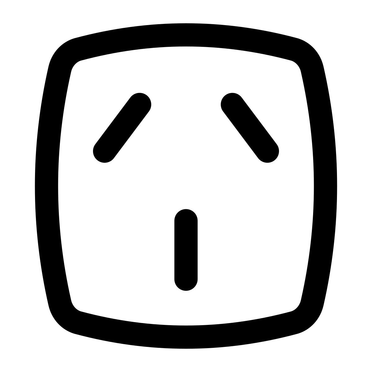 puffy outline style socket icon