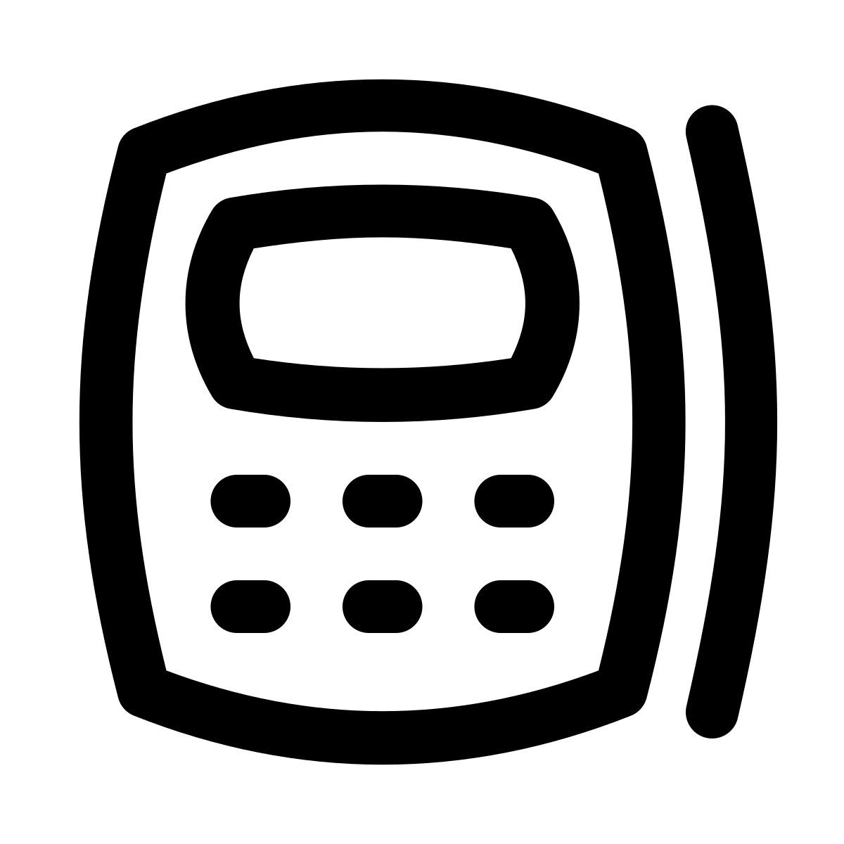 puffy outline style pos icon