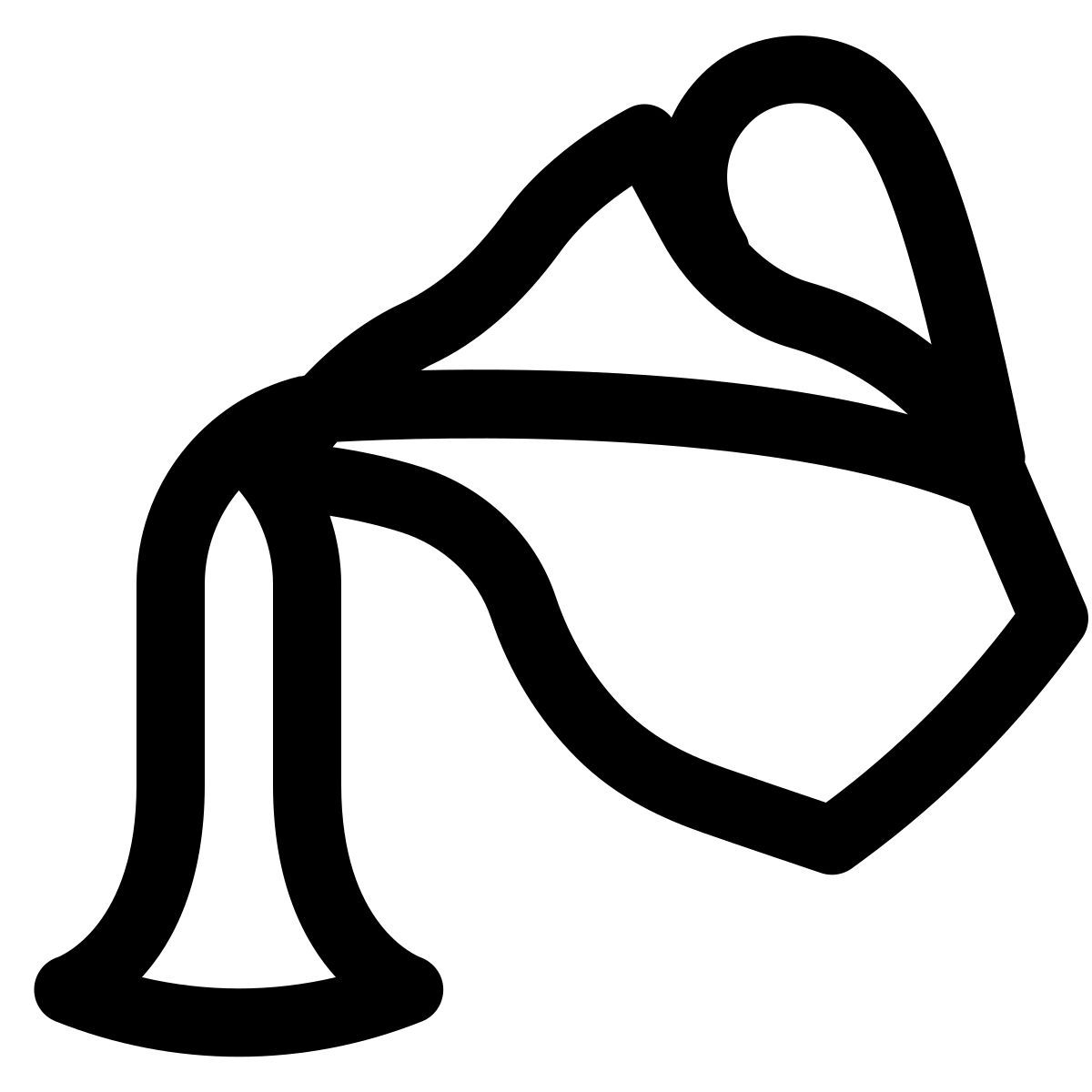 puffy outline style para icon
