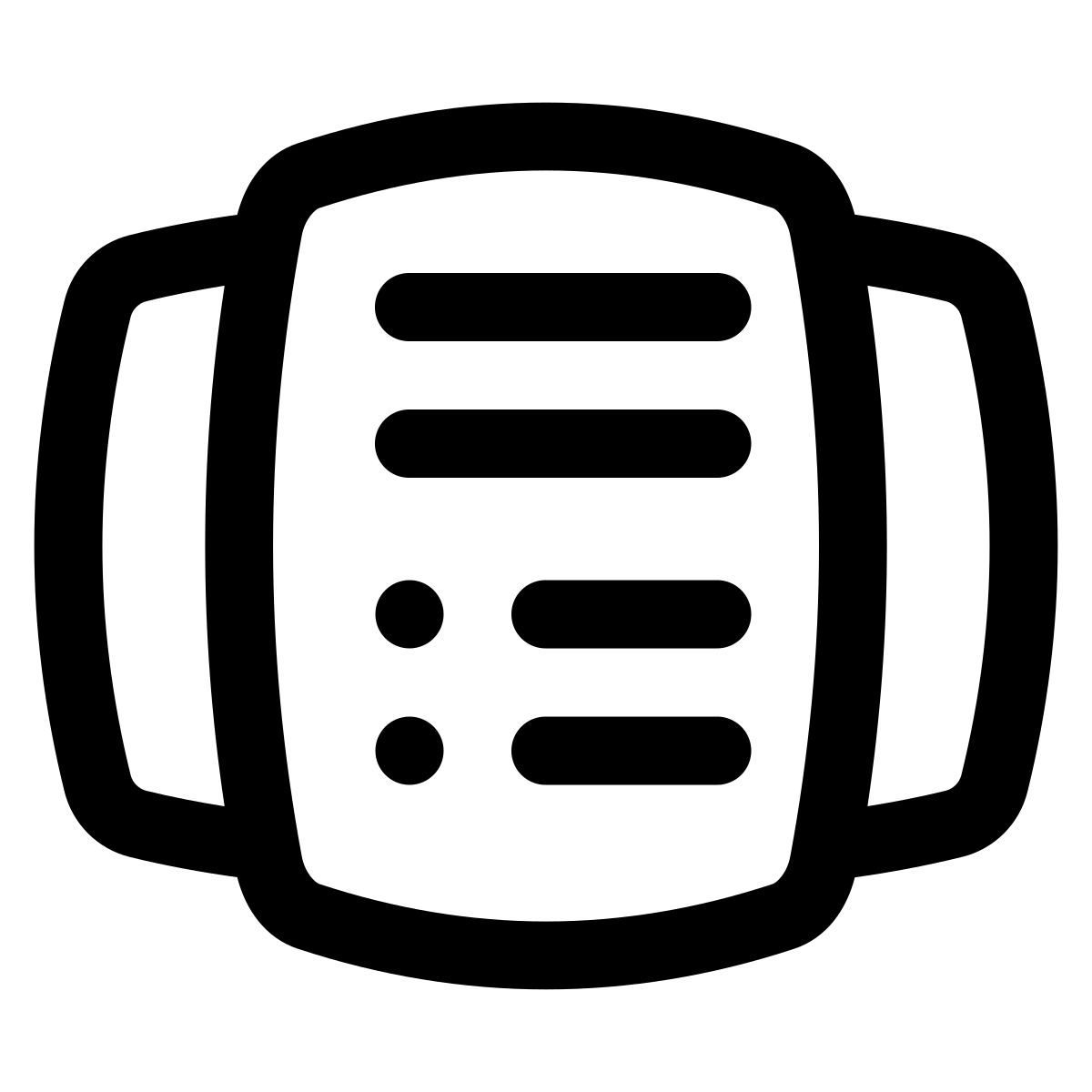 puffy outline style structure des prix icon