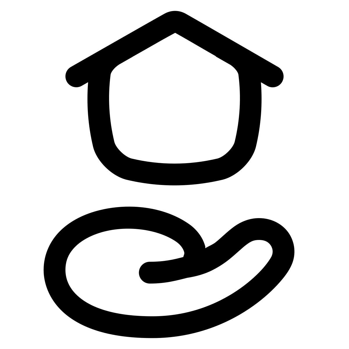 puffy outline style eigentum icon
