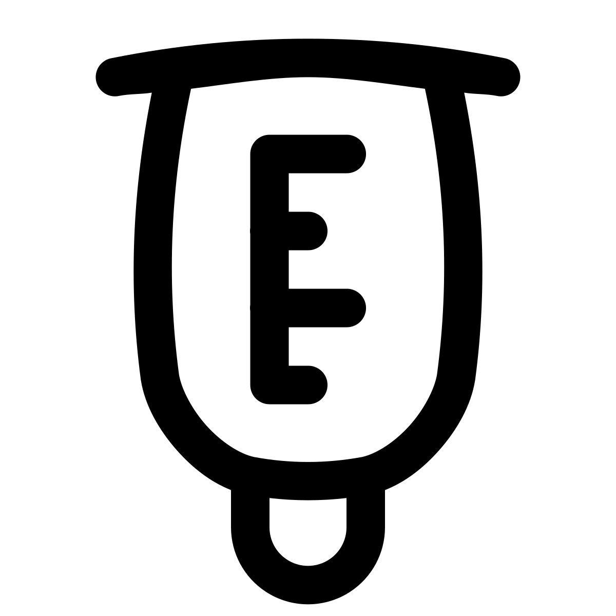 puffy outline style pluviometro icon