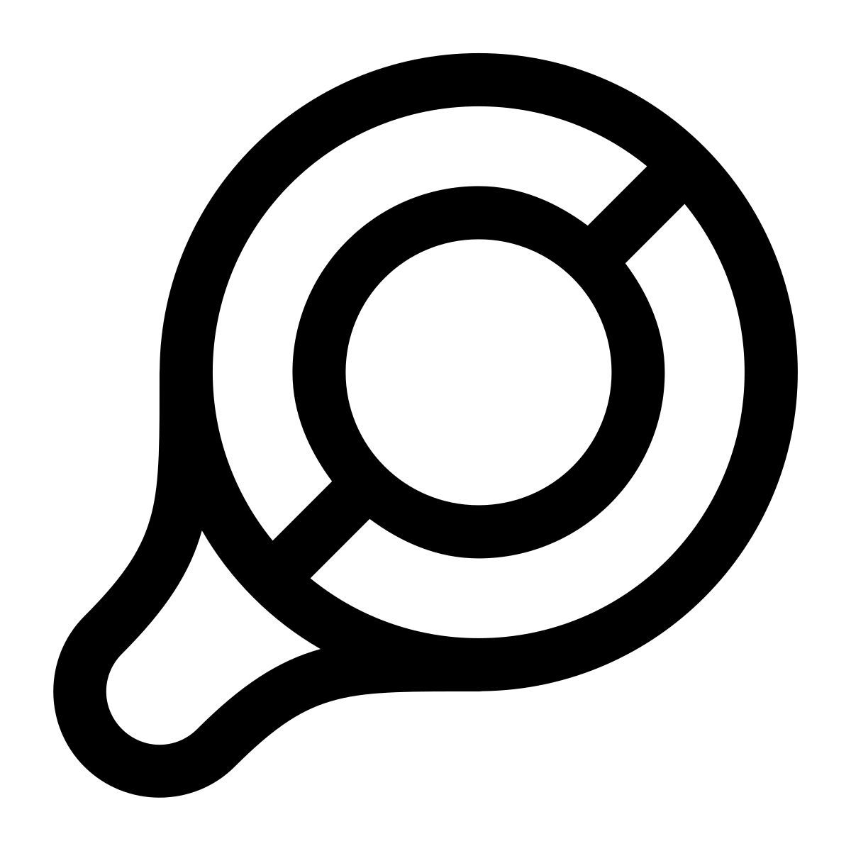 puffy outline style hochet icon