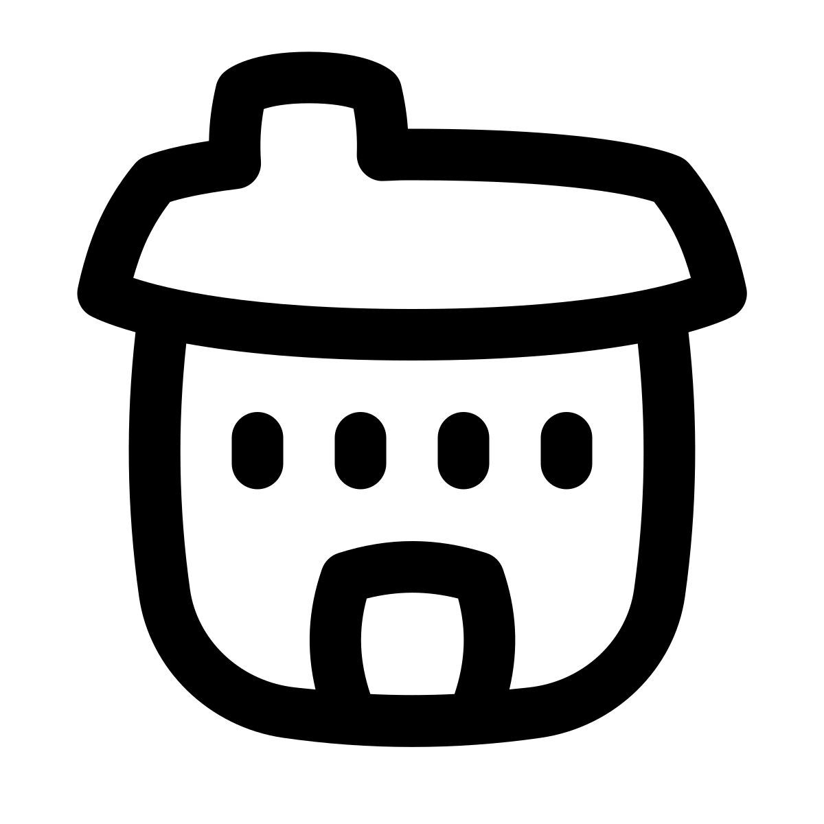 puffy outline style real estate icon