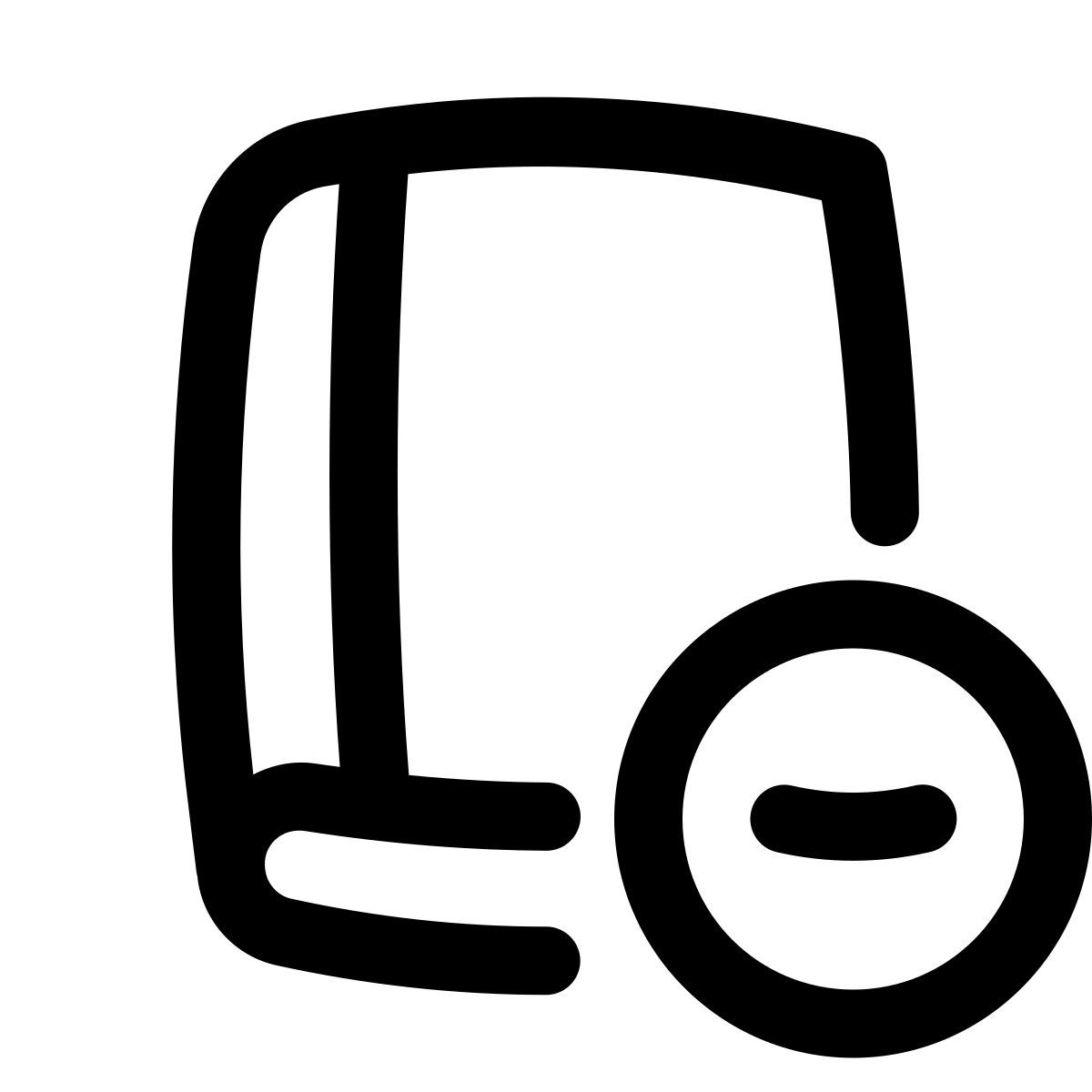 puffy outline style rimuovere il libro icon
