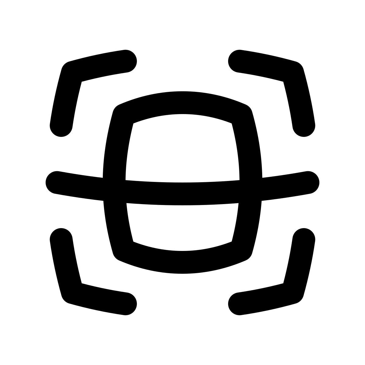 puffy outline style rescan document icon