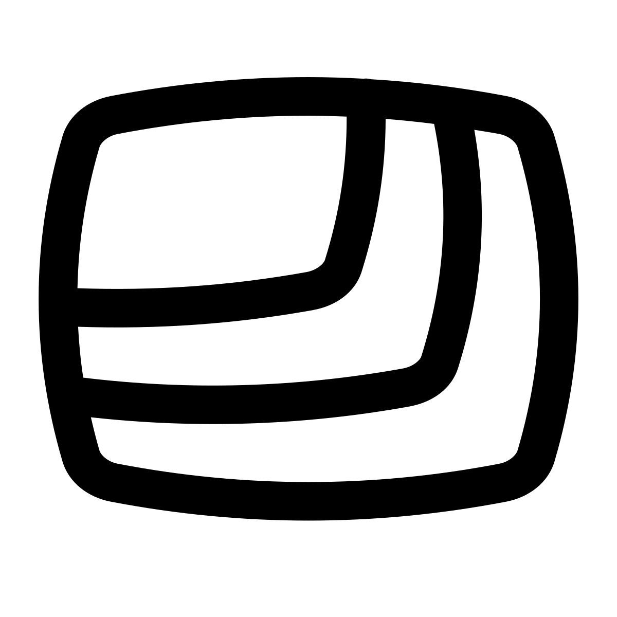 puffy outline style résolution icon