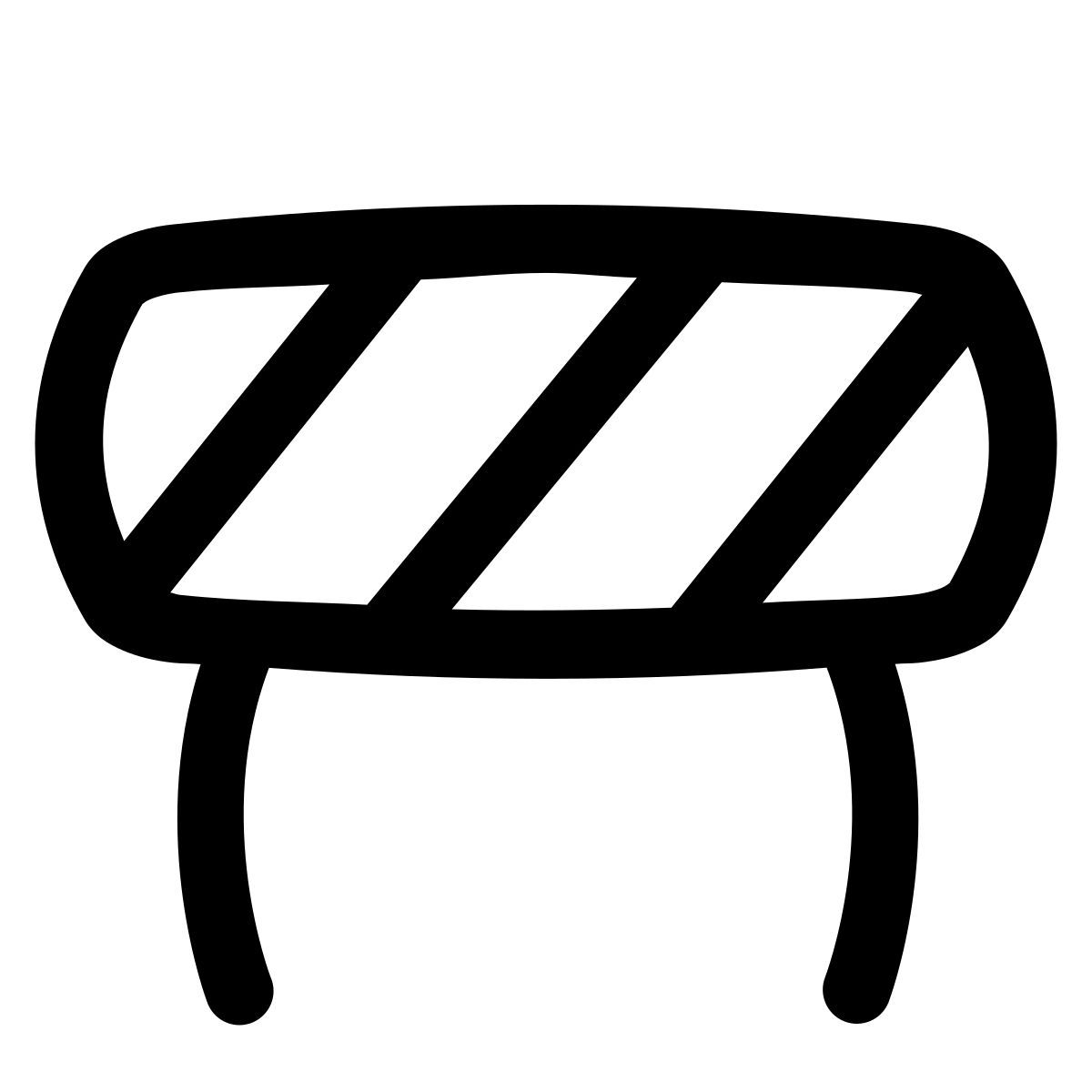 puffy outline style 얽매다 icon