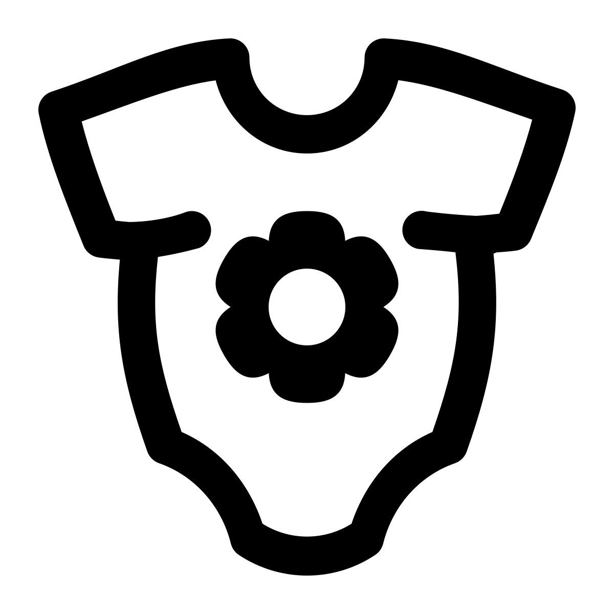 puffy outline style pagliaccetto icon