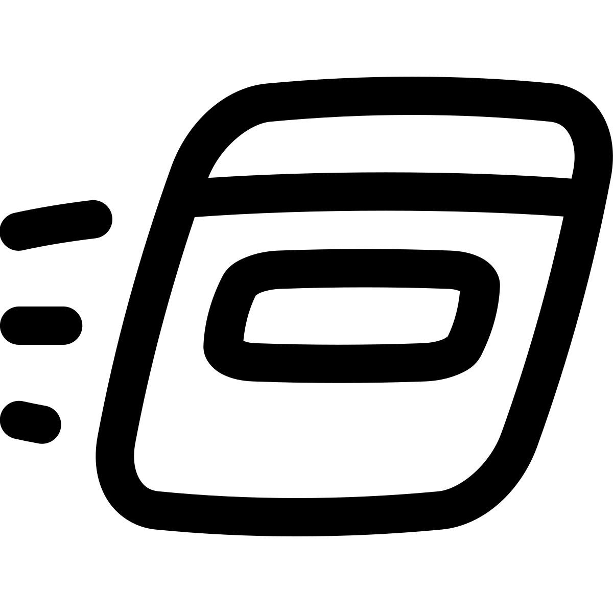 puffy outline style eseguire comando icon