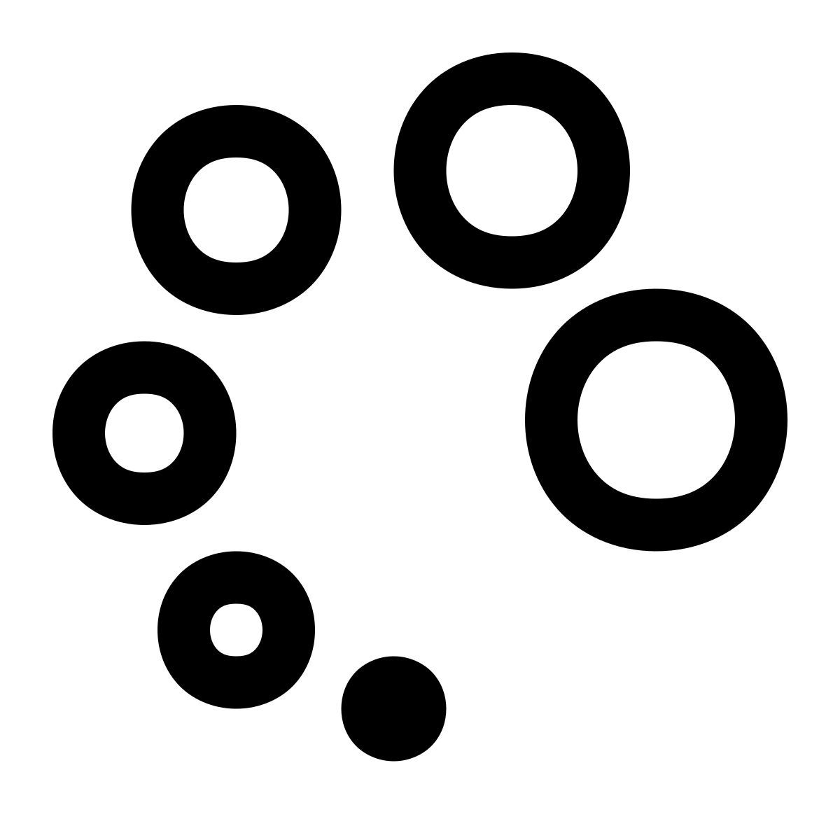 puffy outline style saturation icon