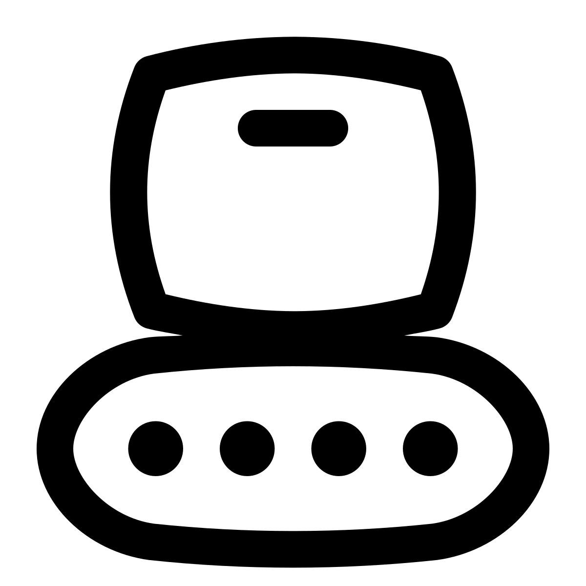 puffy outline style versandzentrum icon
