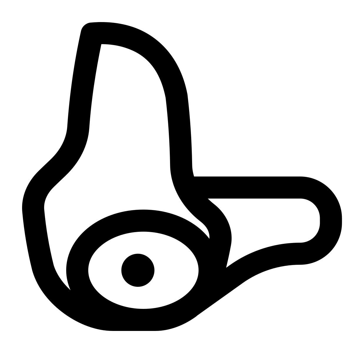 puffy outline style шунт icon