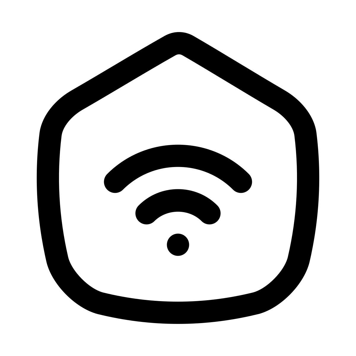 puffy outline style smart home automation icon