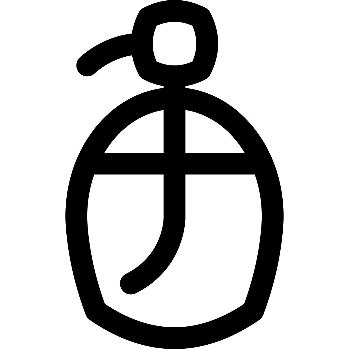puffy outline style dispensador de jabón icon