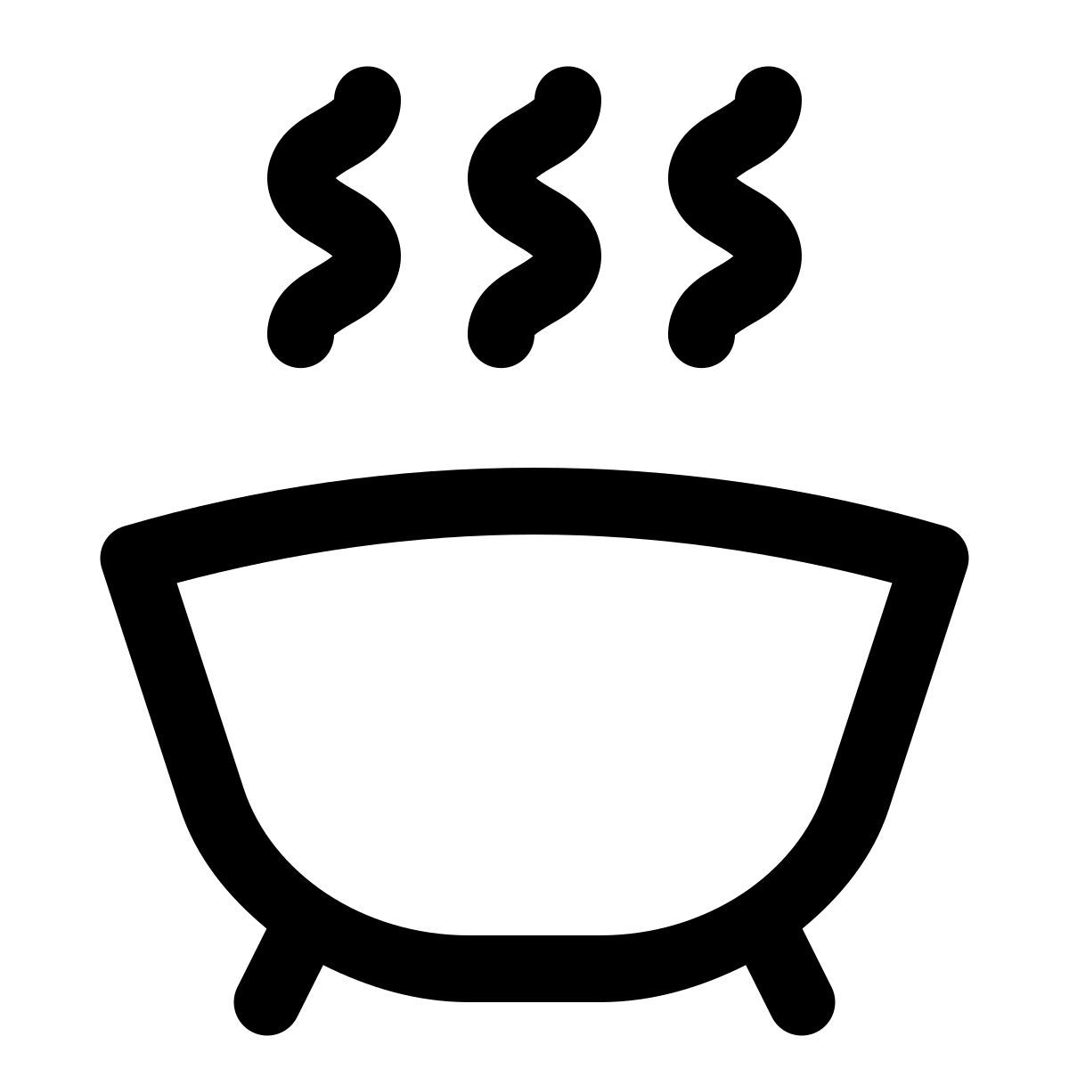 puffy outline style estância termal icon