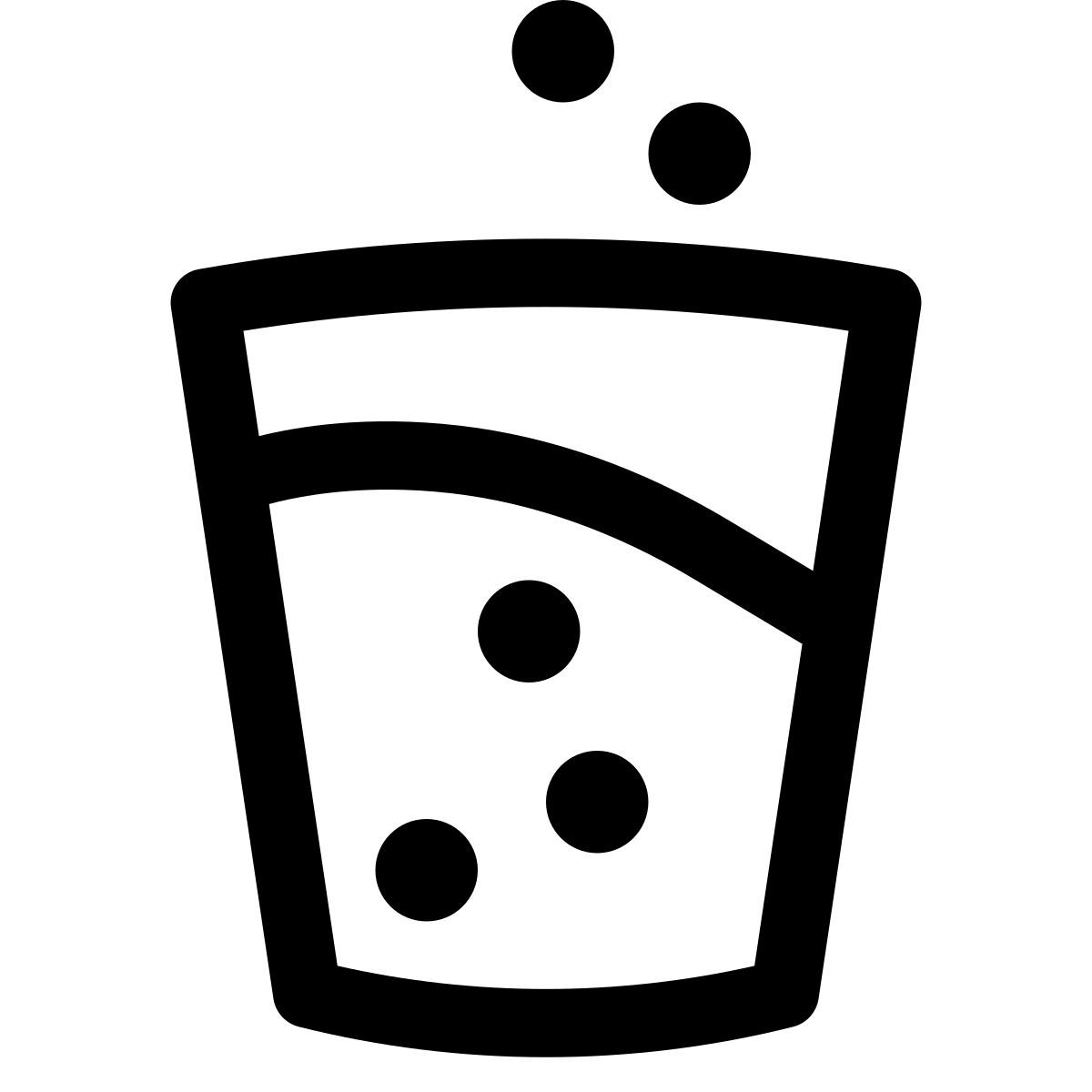 puffy outline style 苏打 icon