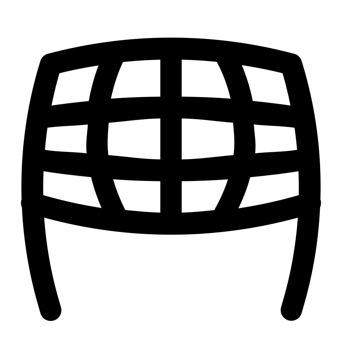 puffy outline style net icon