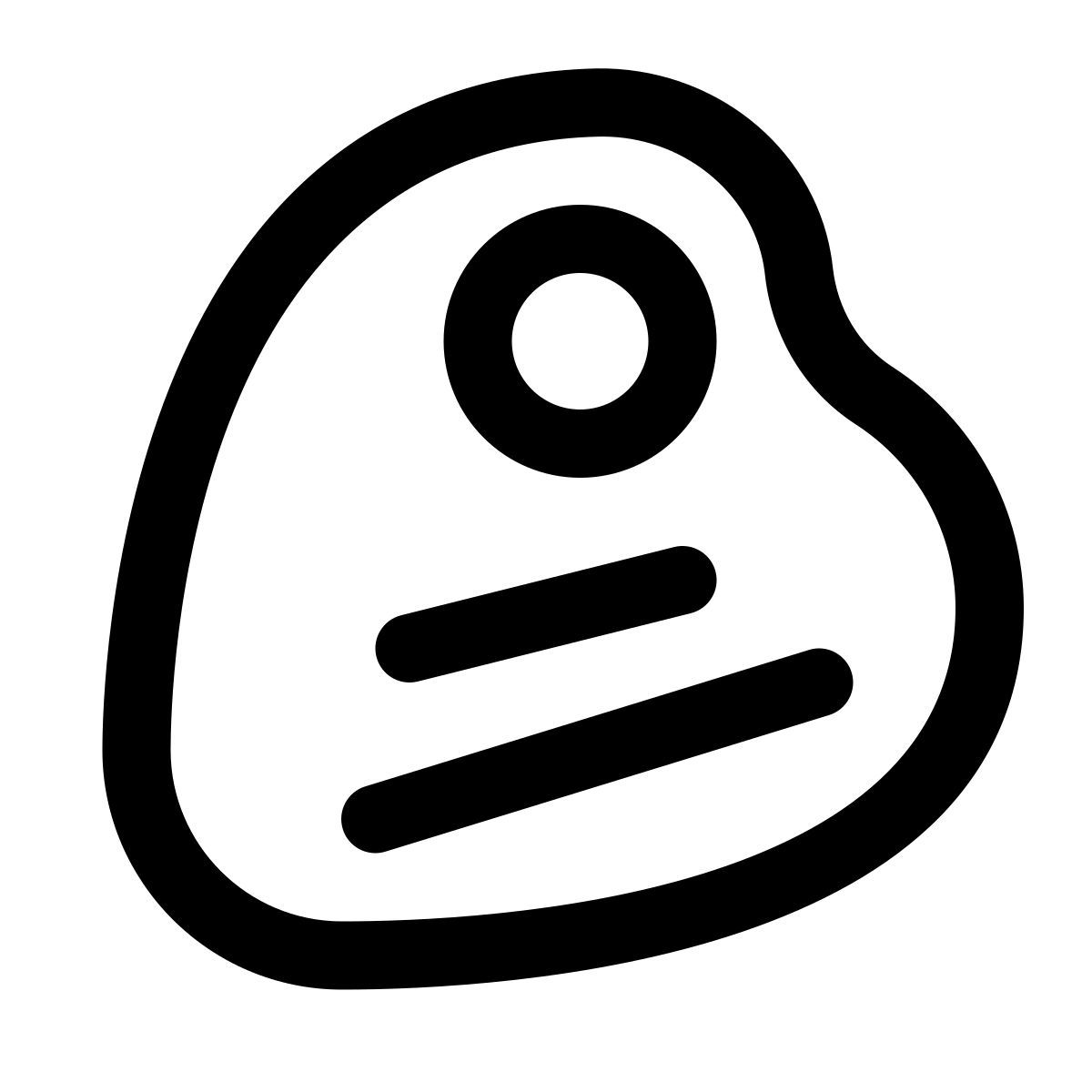 puffy outline style bife icon