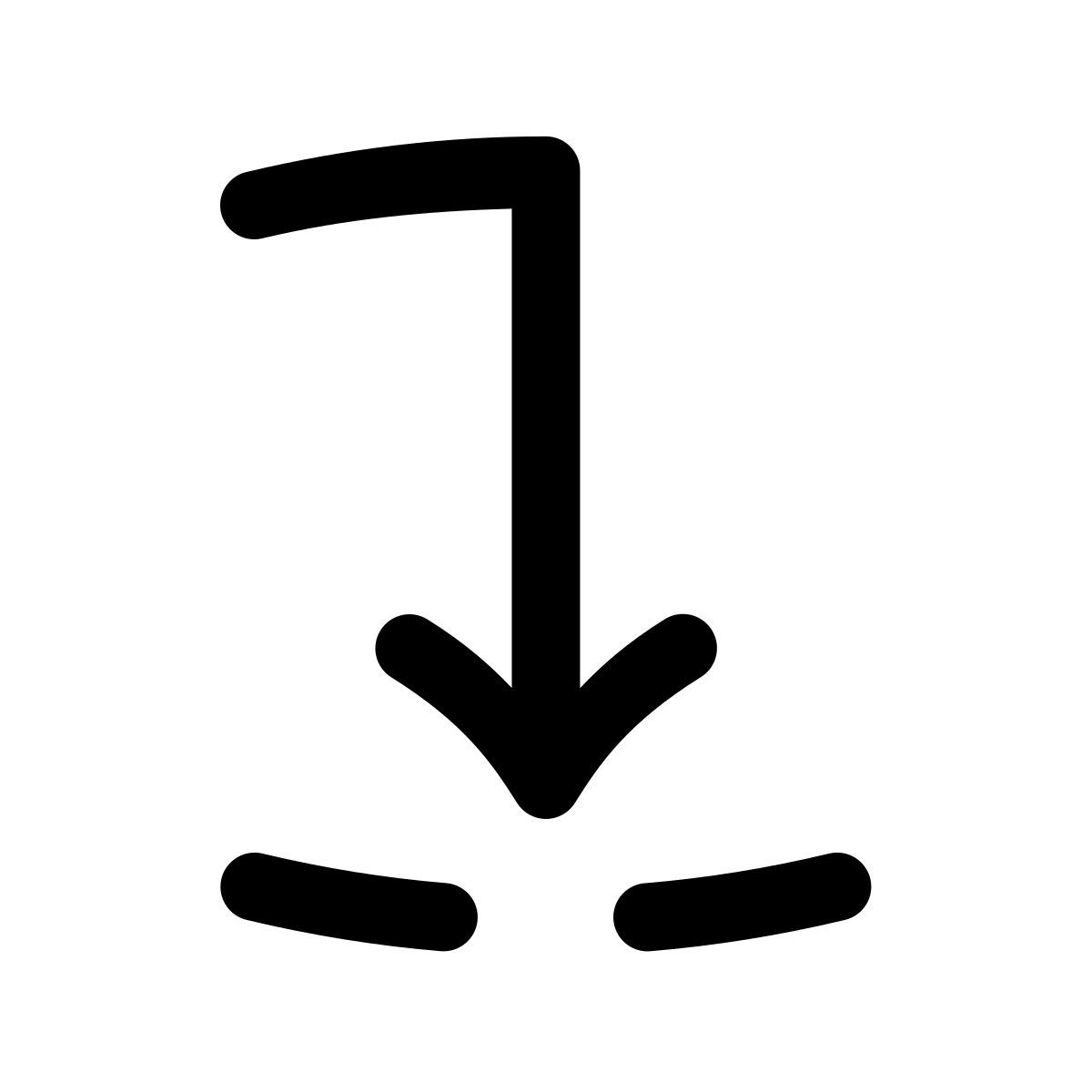 puffy outline style step into icon