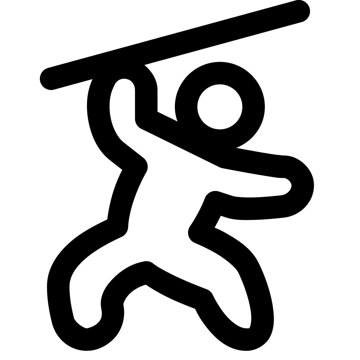 puffy outline style 戦い icon