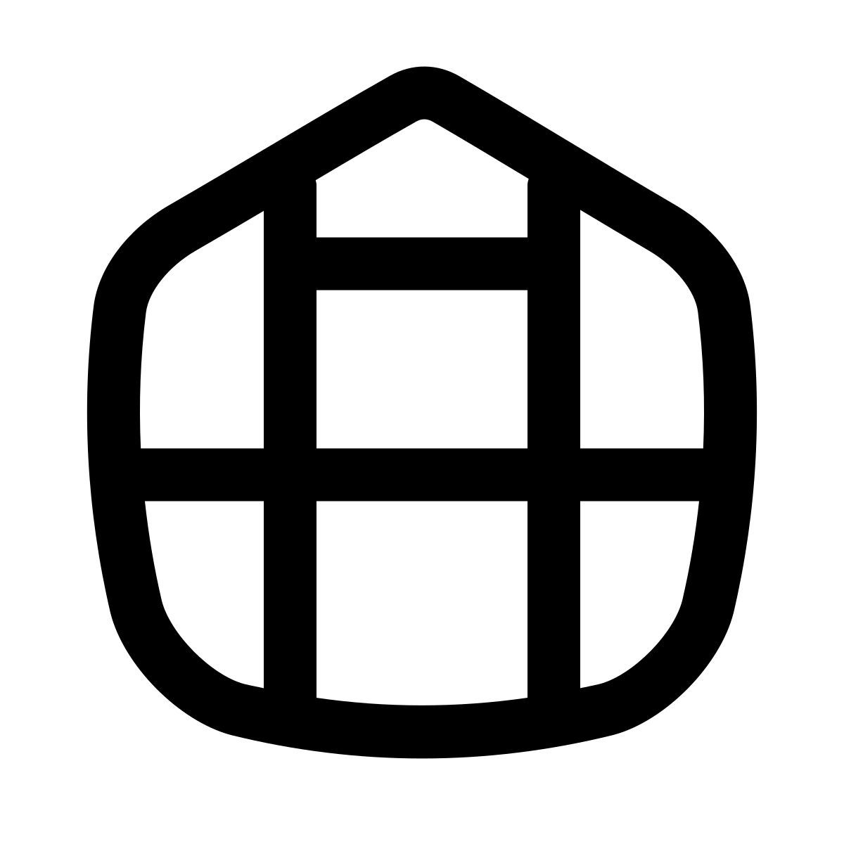 puffy outline style 结构 icon