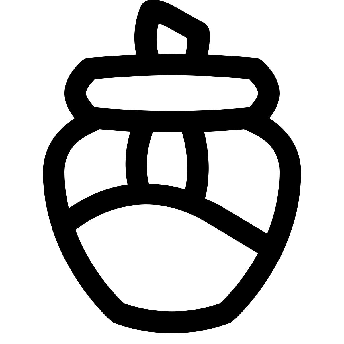 puffy outline style dulce icon