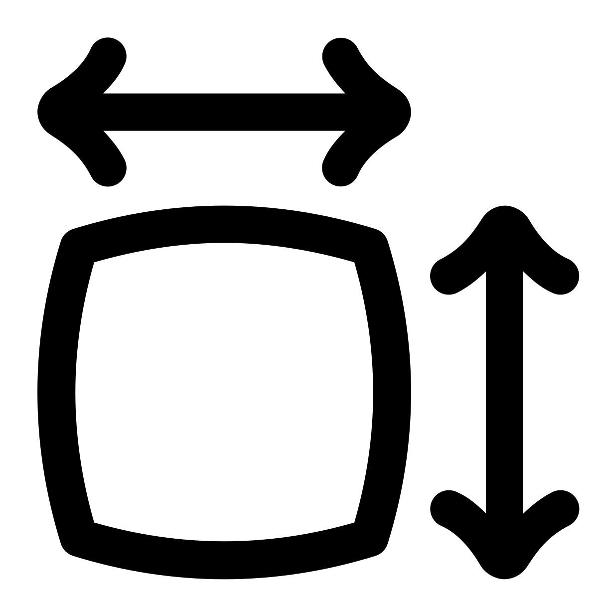 puffy outline style surface icon