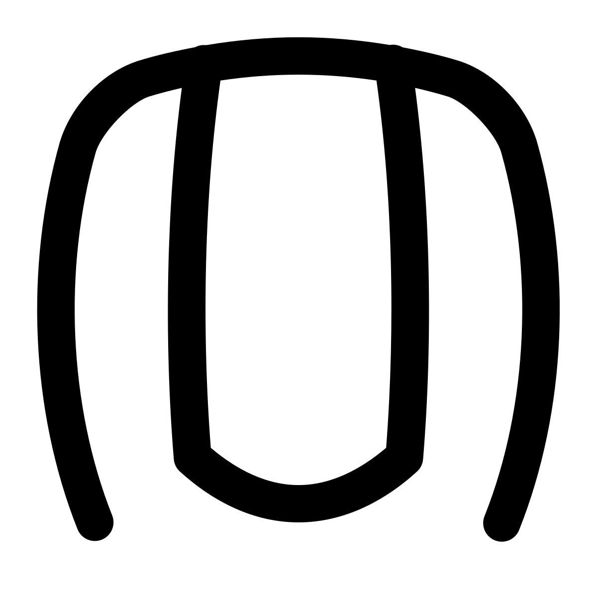 puffy outline style balanço icon