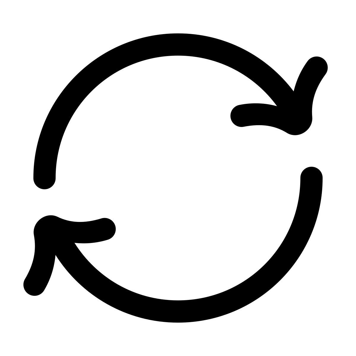 puffy outline style spin icon