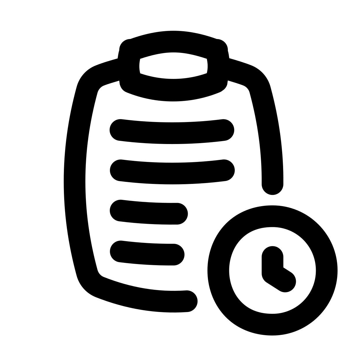 puffy outline style 작업 계획 icon