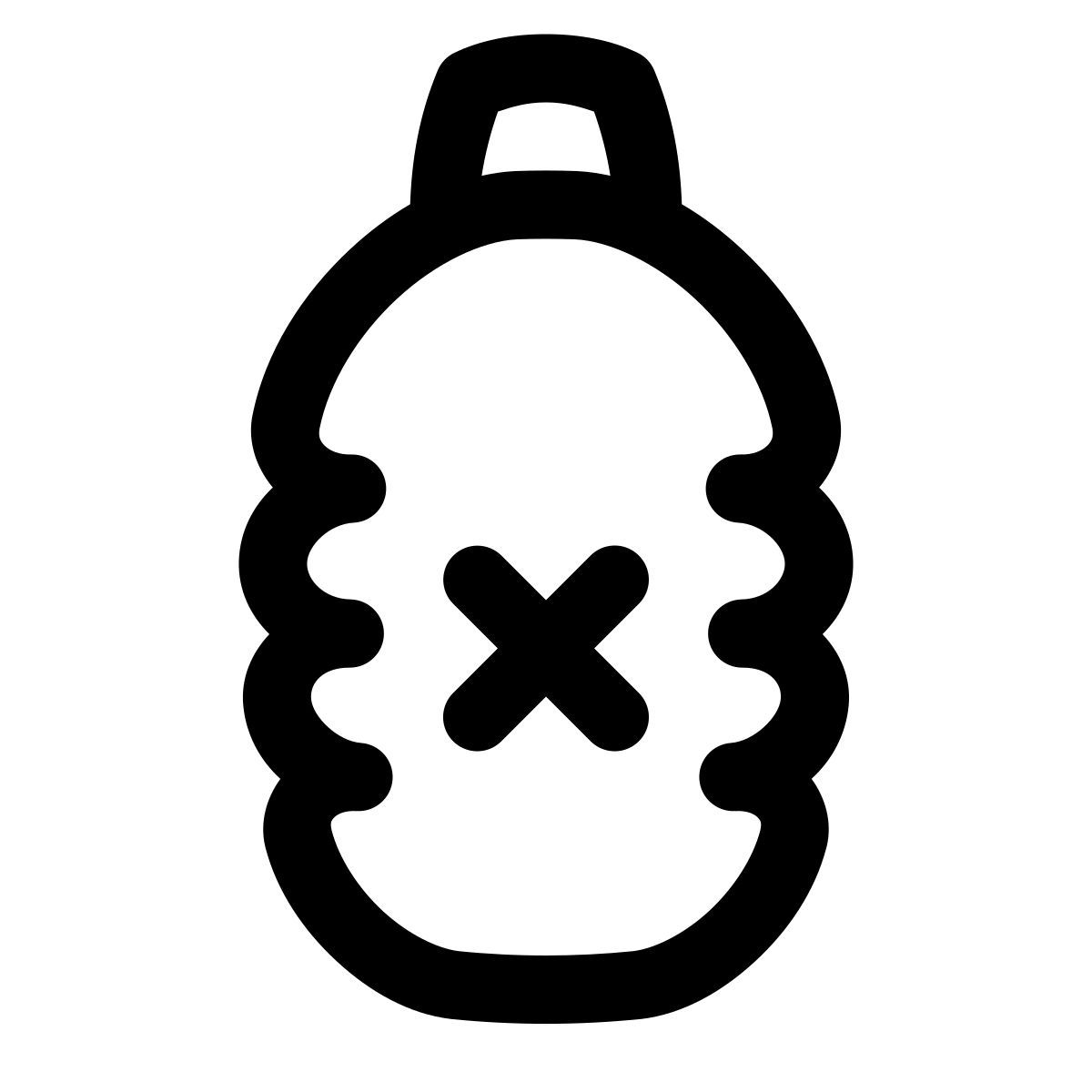 puffy outline style technisch flüssig icon