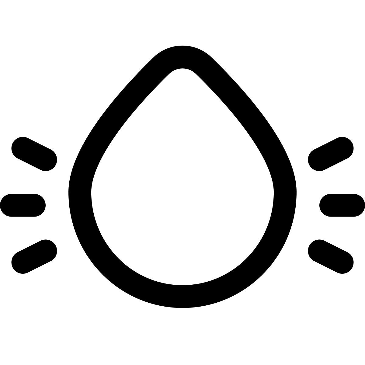 puffy outline style sete icon