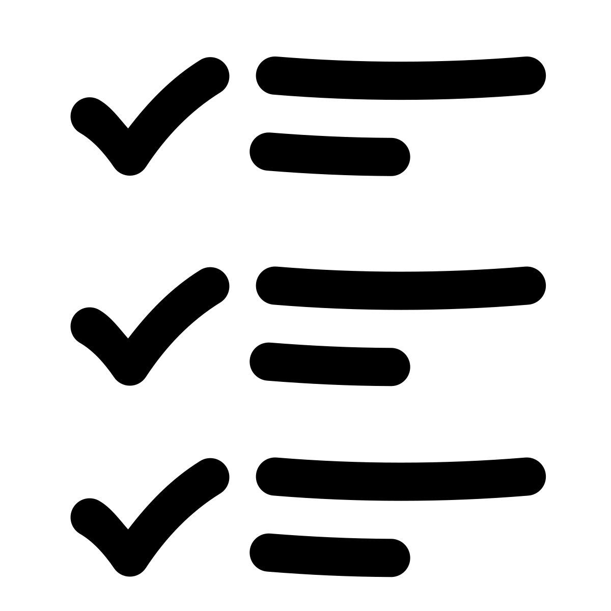 puffy outline style aufgabenliste icon