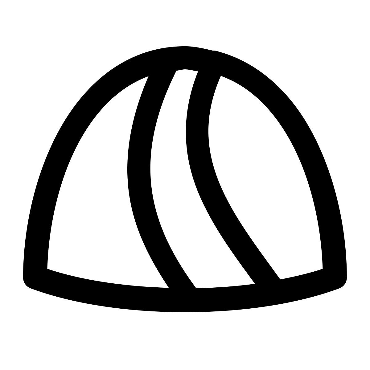 puffy outline style hügelspitze icon