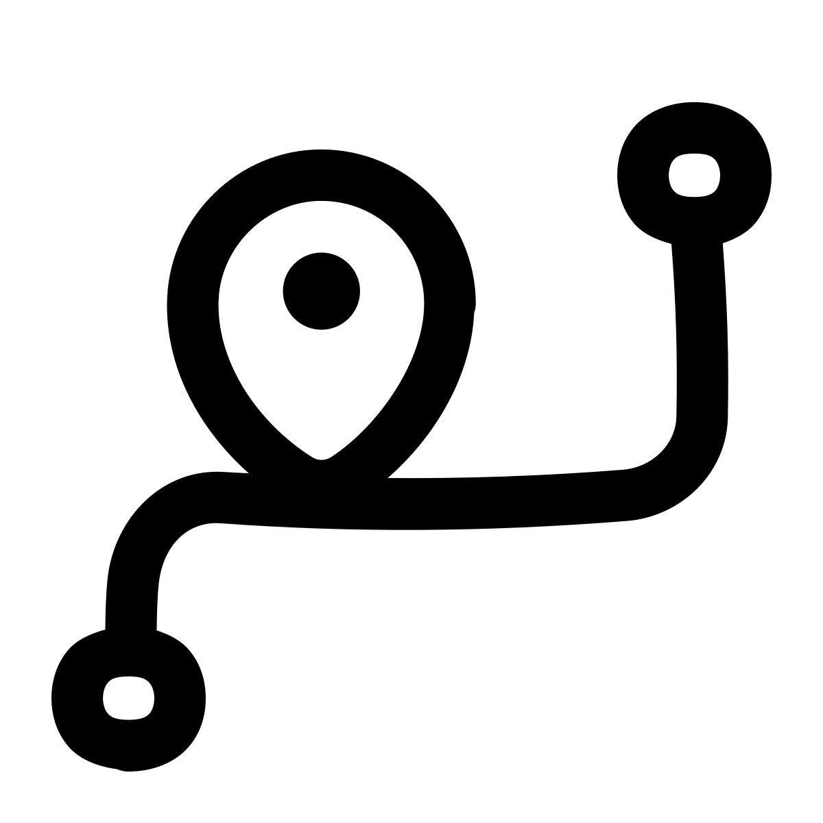 puffy outline style hacer seguimiento del pedido icon