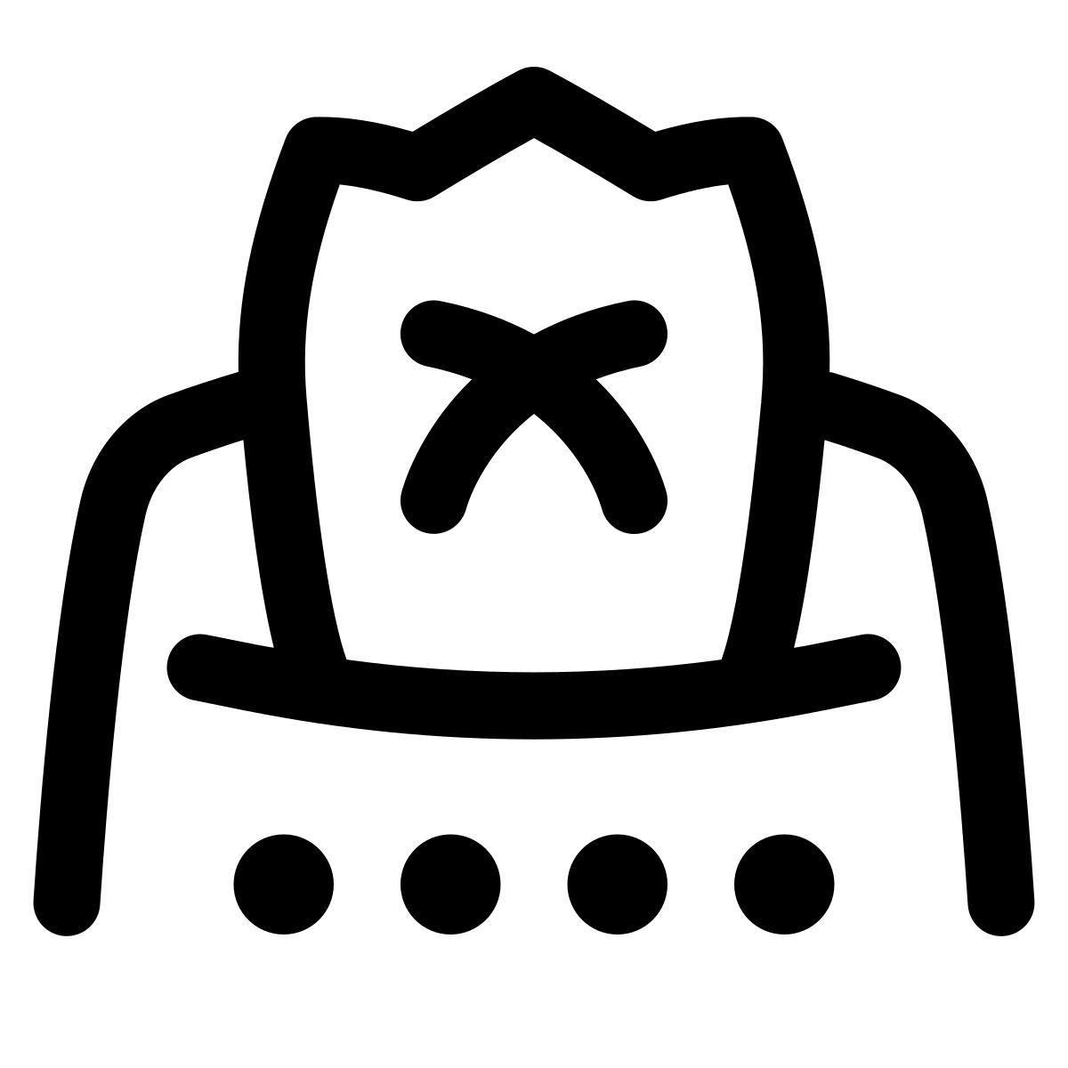 puffy outline style 거래 거부 icon