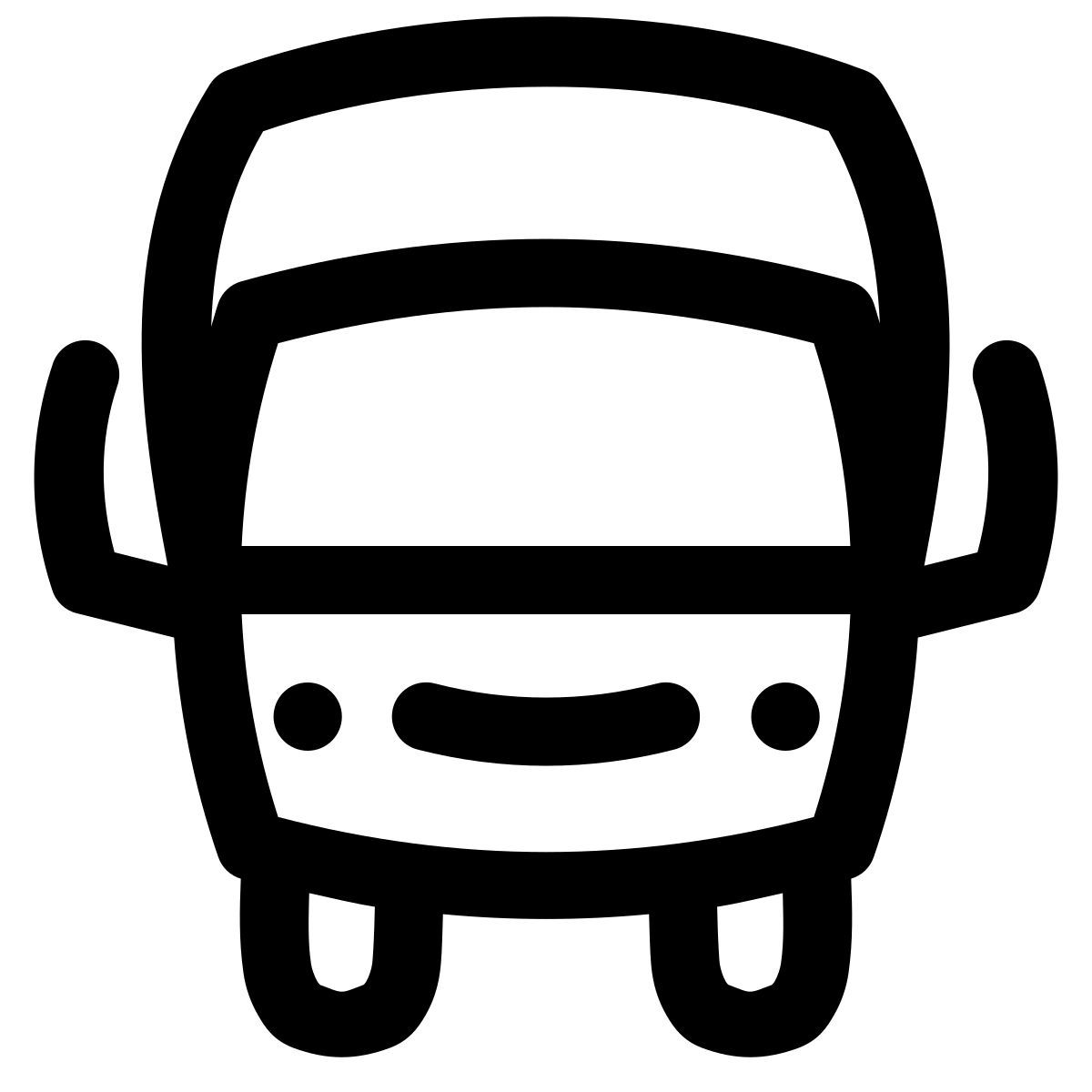 puffy outline style transporte icon