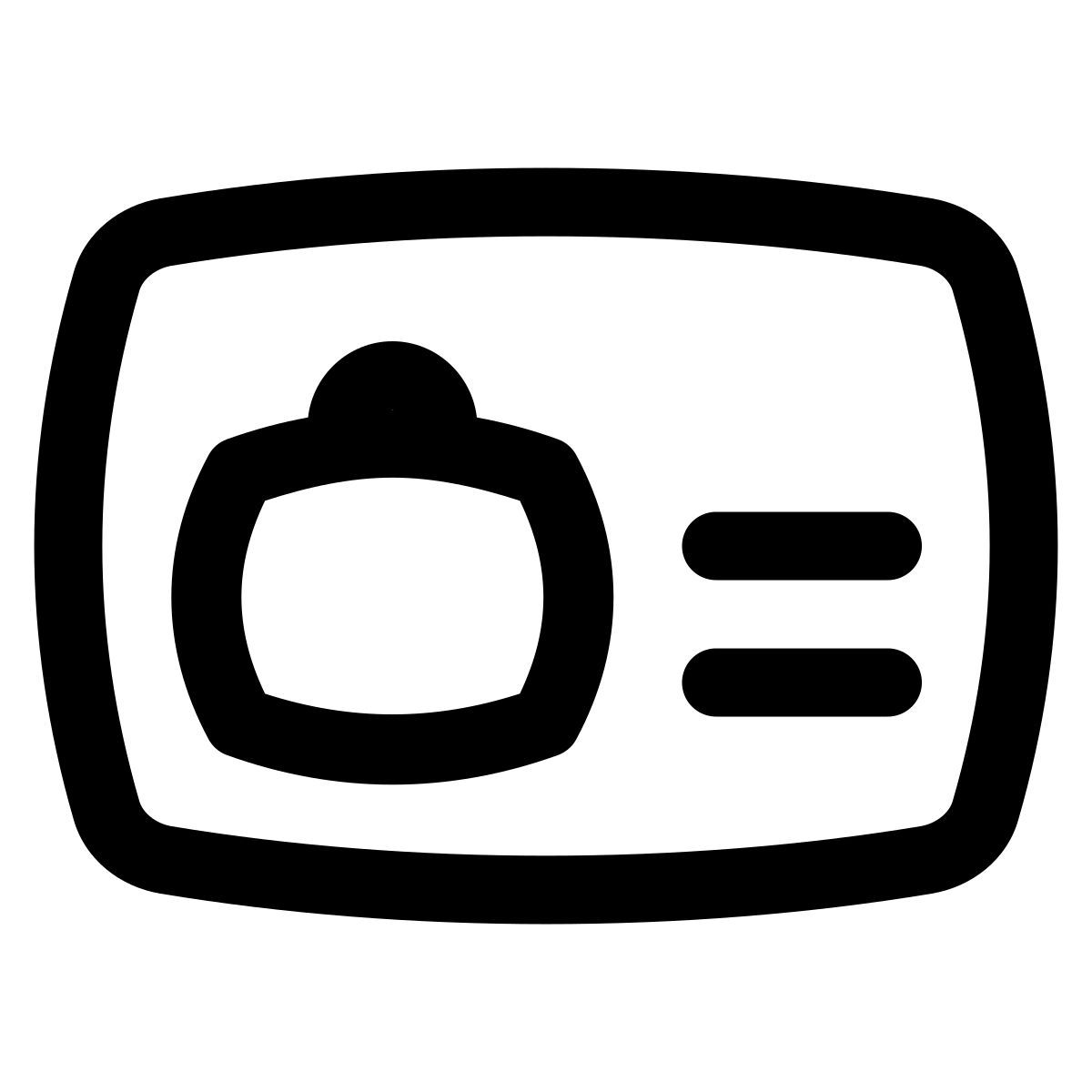puffy outline style reisekarte icon