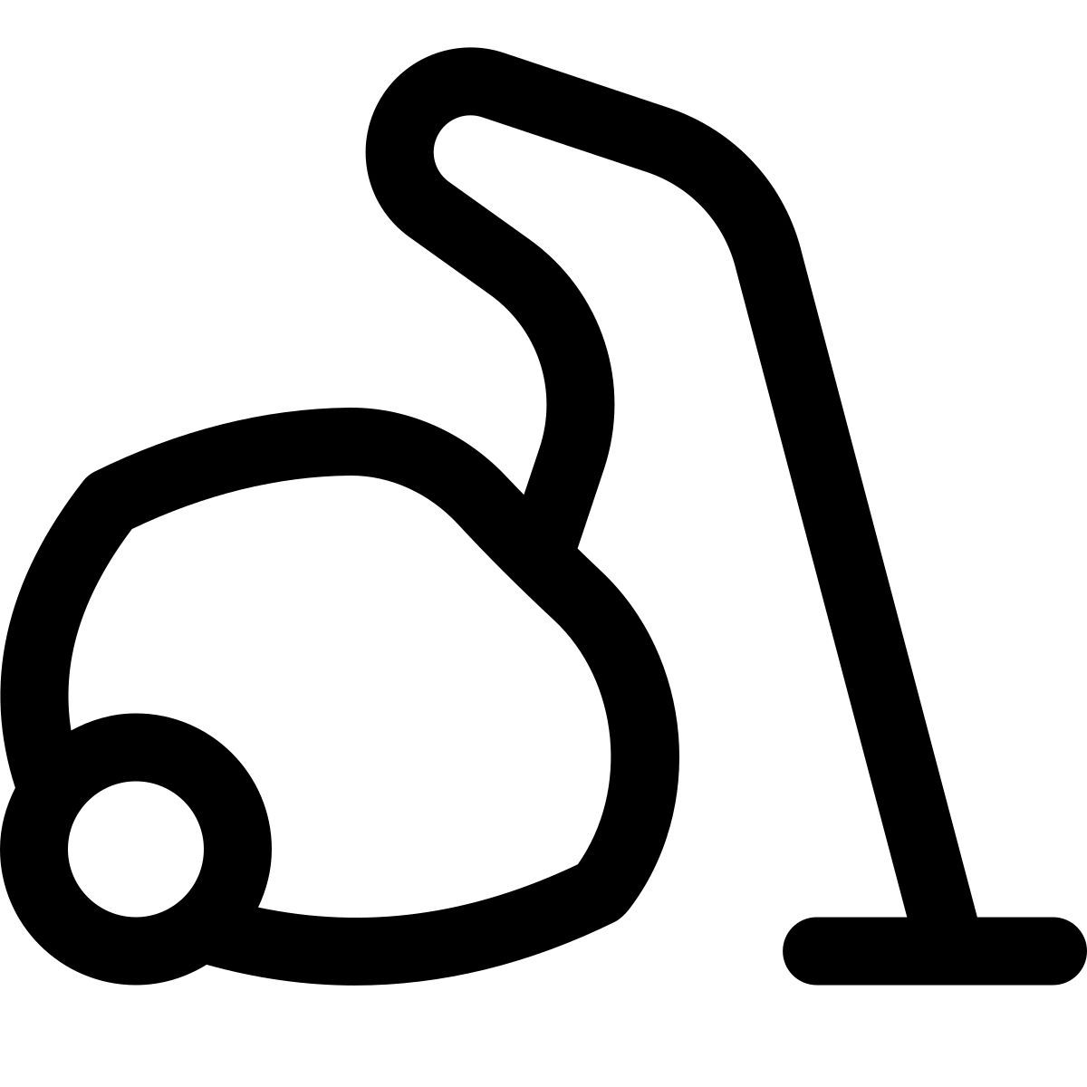 puffy outline style aspirateur icon