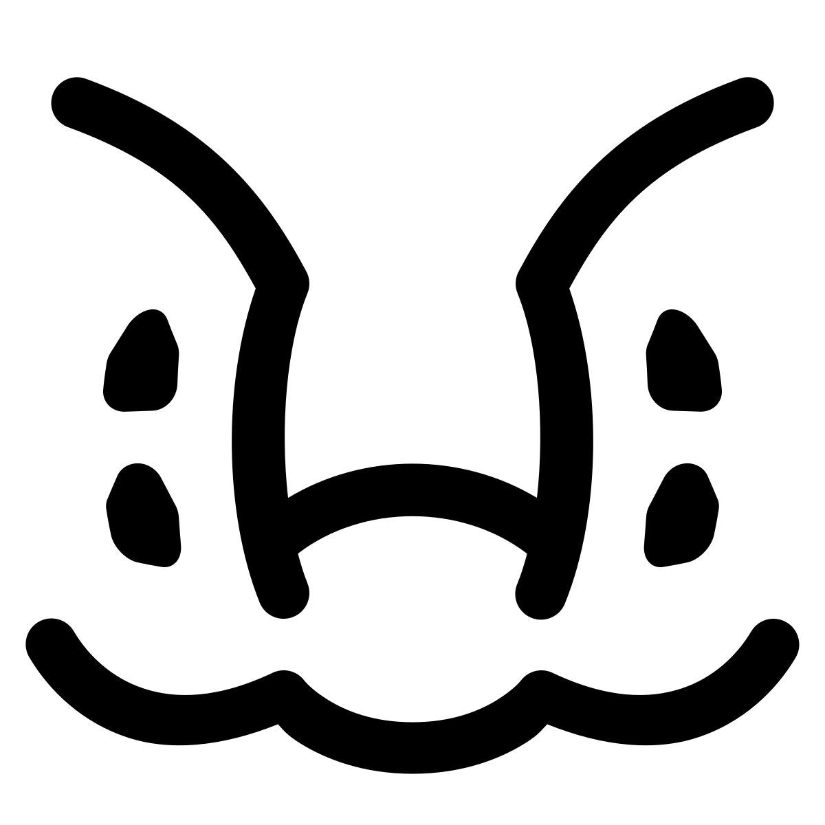 puffy outline style canale di venezia icon