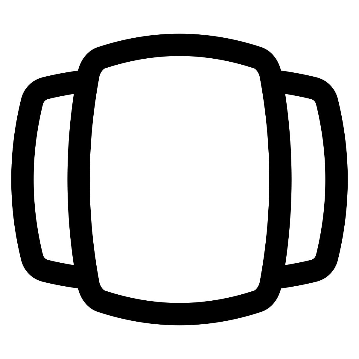 puffy outline style view carousel icon