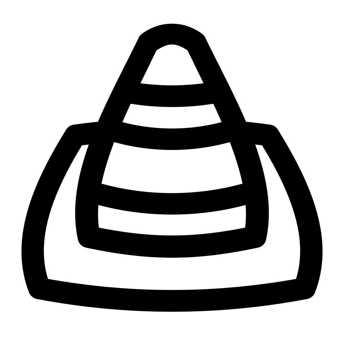 puffy outline style vlc icon