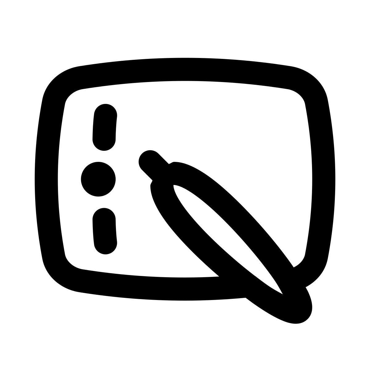 puffy outline style tableta wacom icon