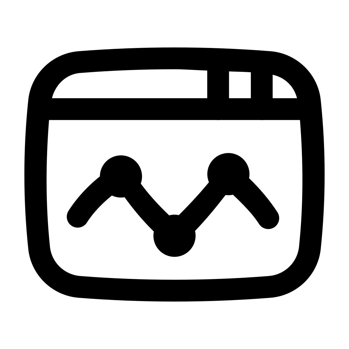 puffy outline style 网站统计 icon