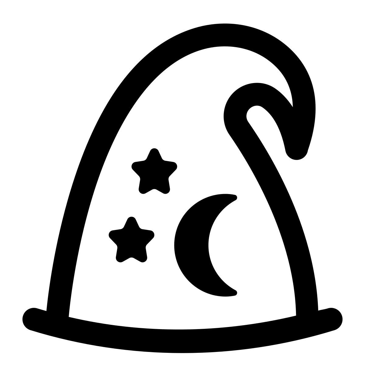 puffy outline style feiticeiro icon