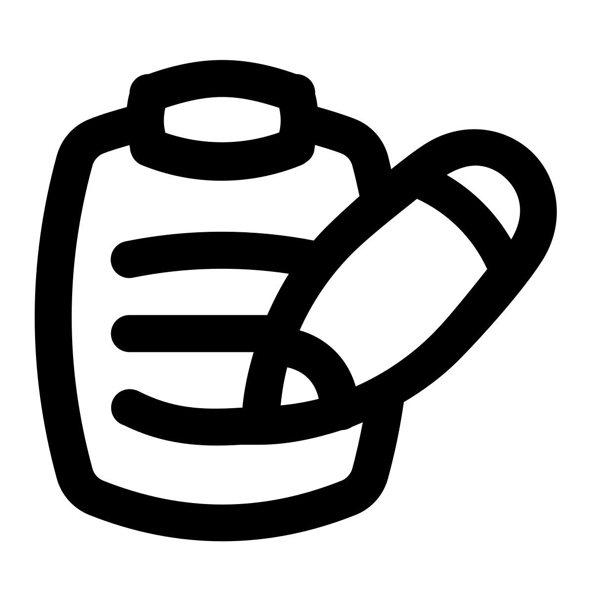 puffy outline style annotare icon