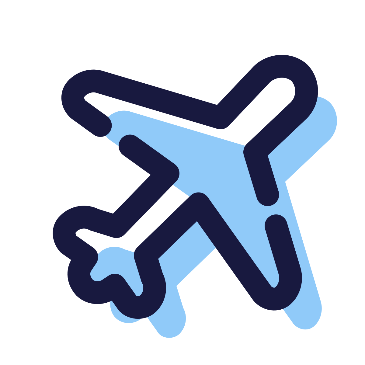 pulsar color style airport icon