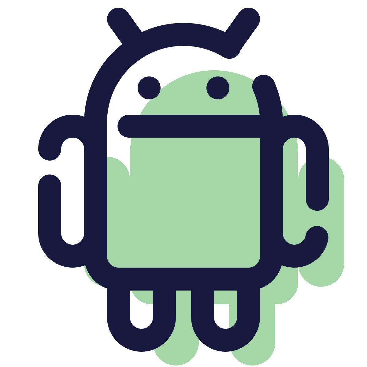 pulsar color style android os icon